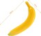 6pcs Artificial Lifelike Simulation Yellow Bananas Fake Fruit, 7.5X 1.25 Inches